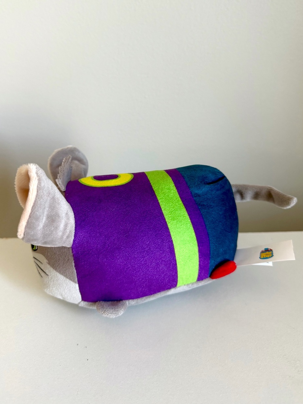 Chuck E Cheese Mouse 7” Stackable Tsum Tsum Style Stuffed Plush Mascot Prize Toy - Picture 5 of 12